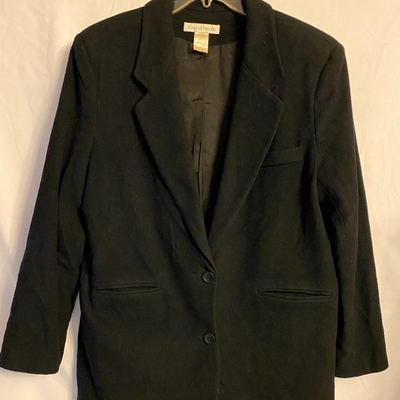 Collectibles Jackets & Blazers - Women's Collectibles Wool Jacket Size 14 Black